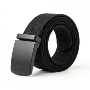 Cinturón de Lona Negro — Black Apparel