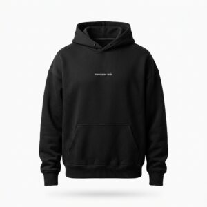 Hoodie «menos es más» — Black Apparel
