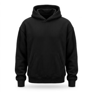 Essential Hoodie · Negro — Black Apparel