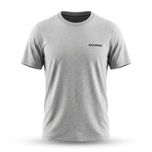 Essential Tee · Gris claro — Black Apparel