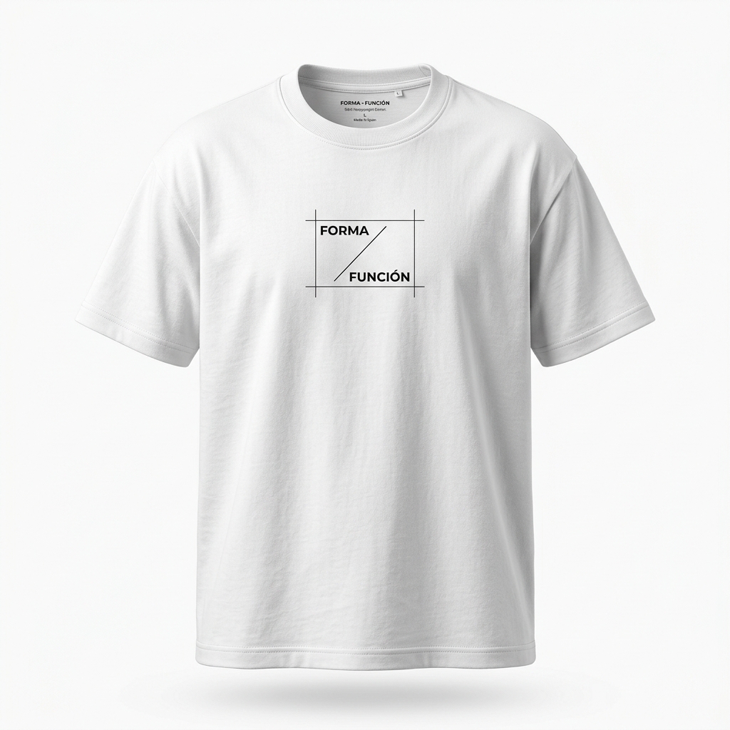 Camiseta «Forma / Función» — Black Apparel