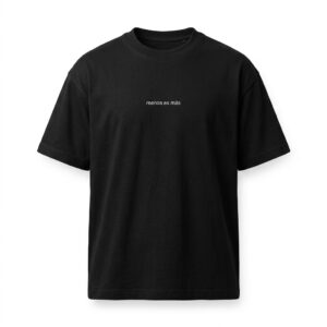 Camiseta «menos es más» — Black Apparel