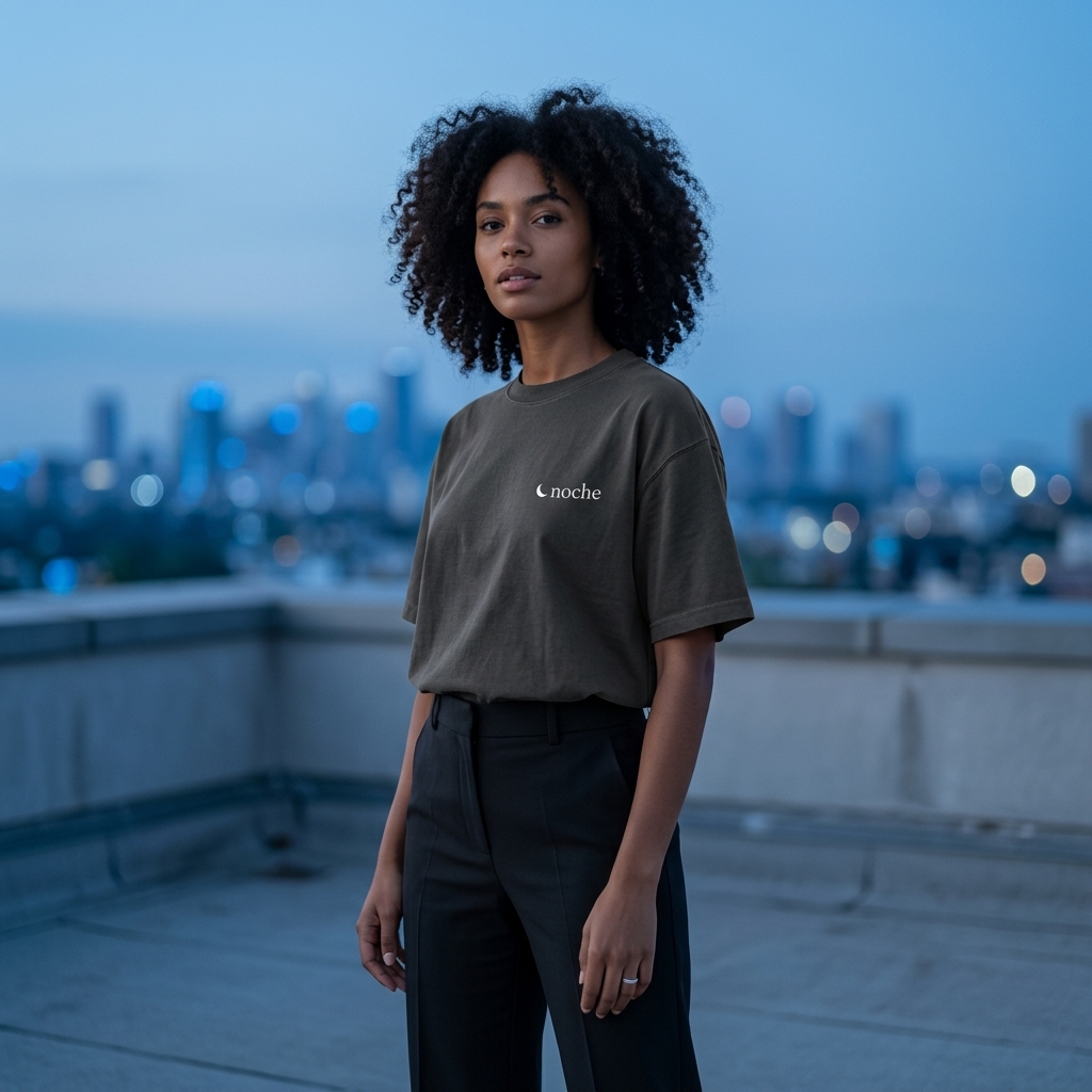 Camiseta «noche» — Black Apparel