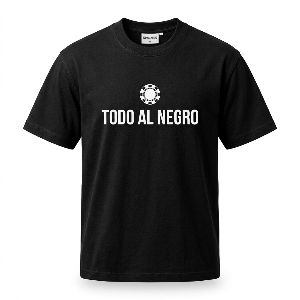 Camiseta «Todo al Negro» — Black Apparel